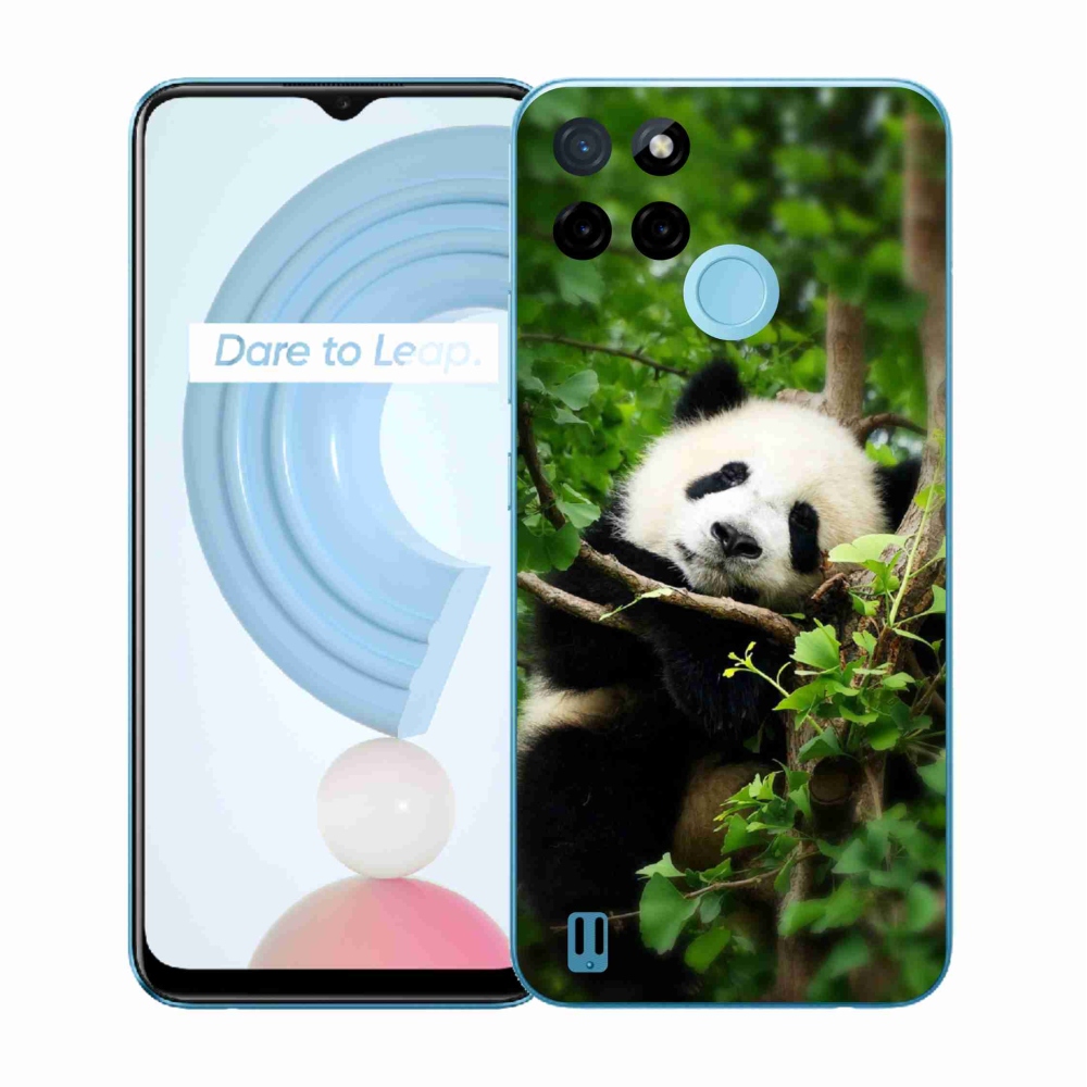 Zselés borítás mmCase a Realme C21Y/C25Y készülékhez - panda