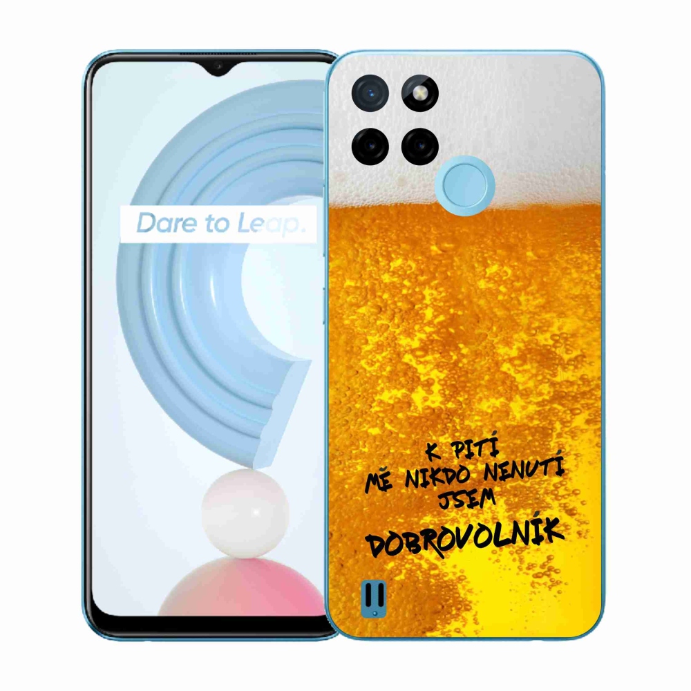 Zselés borítás mmCase a Realme C21Y/C25Y készülékhez - sör motívum 4