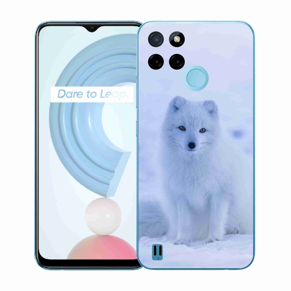 Zselés borítás mmCase a Realme C21Y/C25Y készülékhez - polár róka