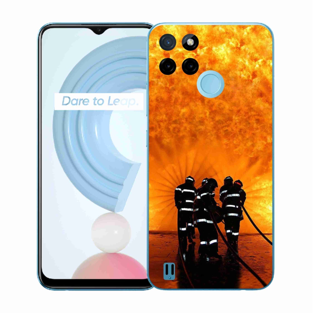 Zselés borítás mmCase a Realme C21Y/C25Y készülékhez - tűz