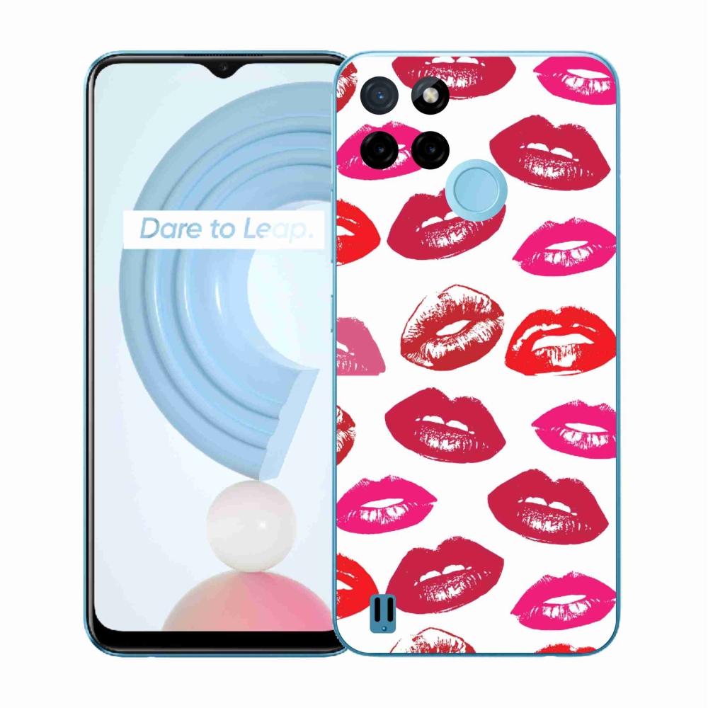 Zselés borítás mmCase a Realme C21Y/C25Y készülékhez - ajkak