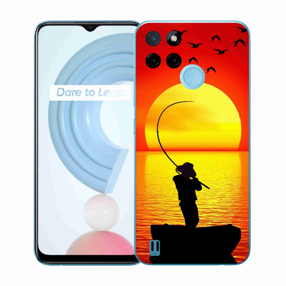 Zselés borítás mmCase a Realme C21Y/C25Y készülékhez - horgászat