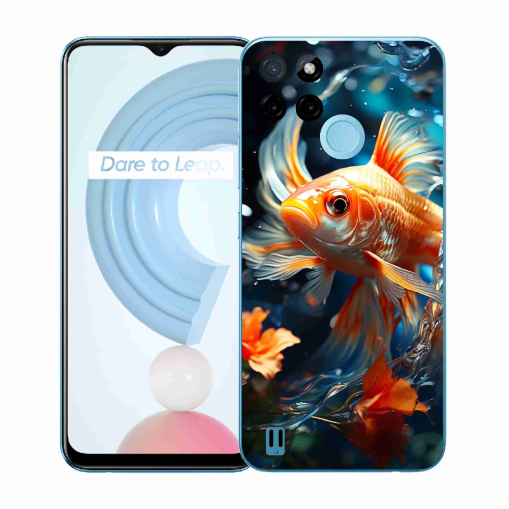 Zselés borítás mmCase a Realme C21Y/C25Y készülékhez - hal