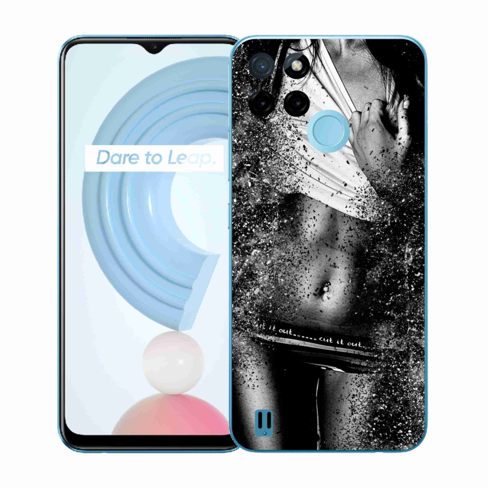 Gél borítás mmCase a Realme C21Y/C25Y készülékhez - szexi nő 1