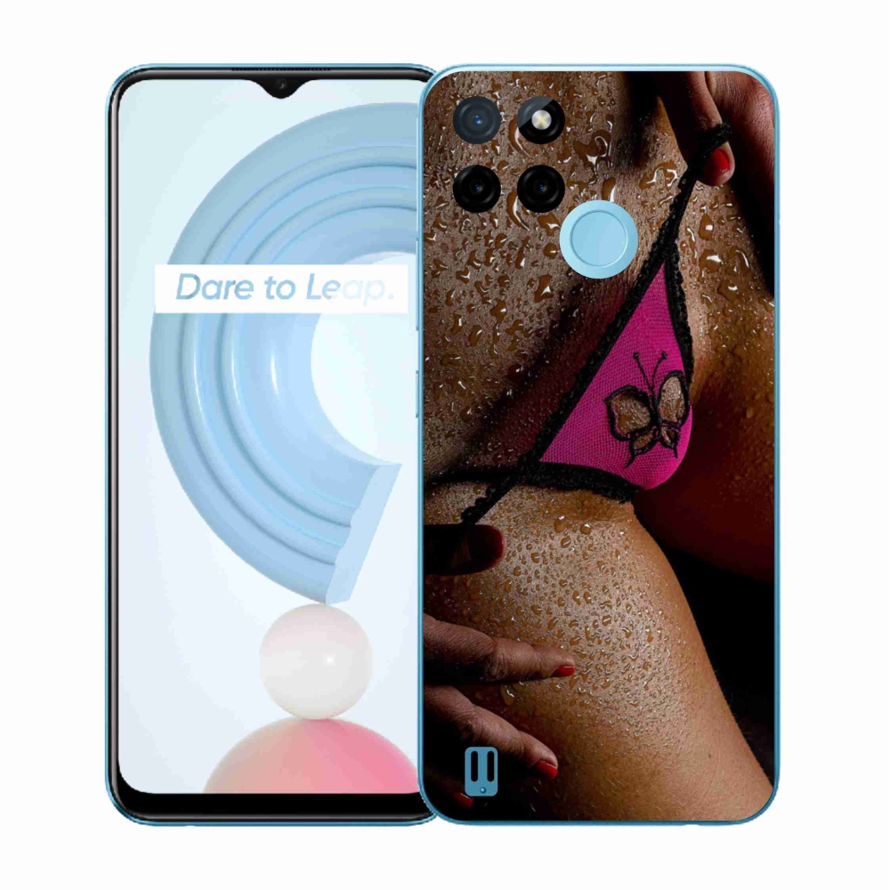 Gél borító mmCase a Realme C21Y/C25Y készülékhez - szexi nő