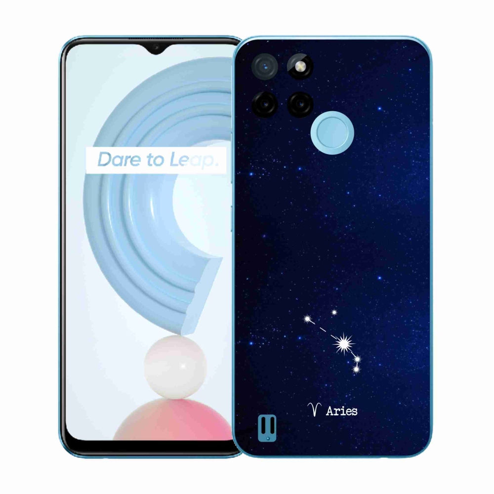 Gél borítás mmCase a Realme C21Y/C25Y készülékhez - csillagkép Aries