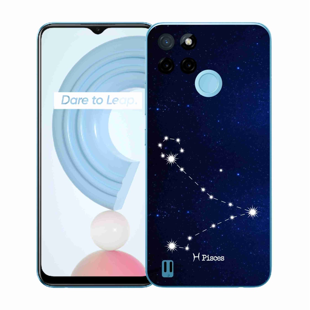 Gél borítás mmCase a Realme C21Y/C25Y készülékhez - csillagkép Halak