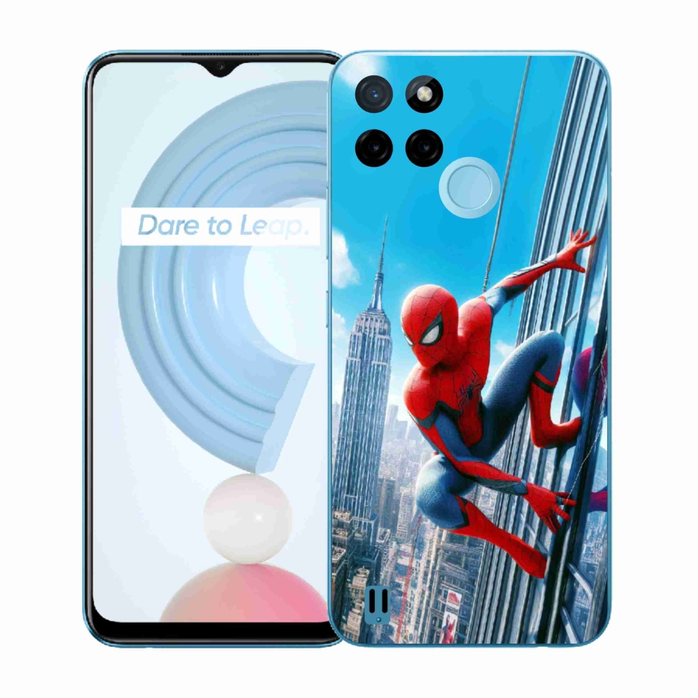 Zselés borítás mmCase a Realme C21Y/C25Y készülékhez - spiderman