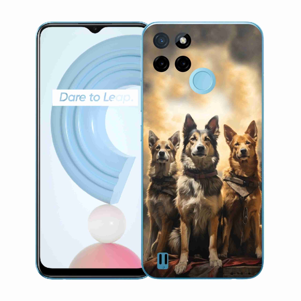 Zselés borítás mmCase a Realme C21Y/C25Y készülékhez - három psi