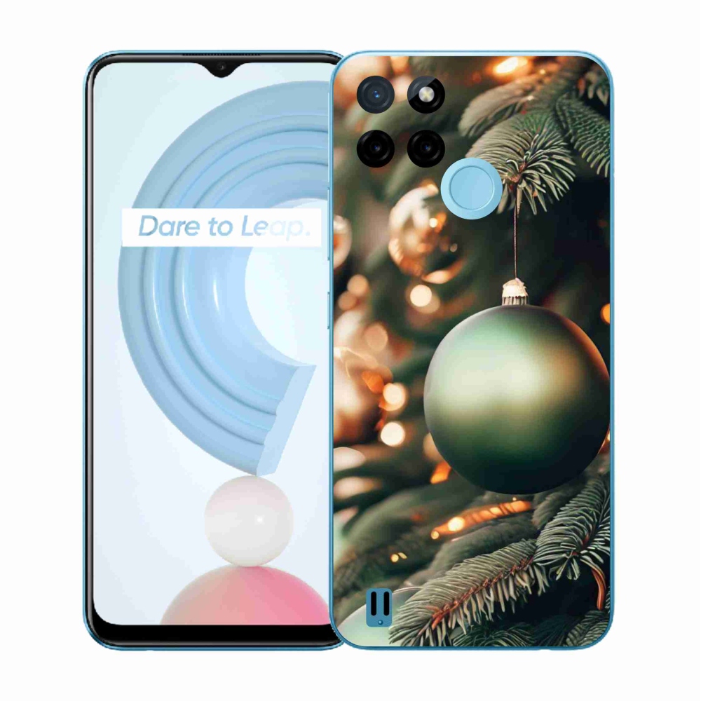 Zselés borítás mmCase a Realme C21Y/C25Y készülékhez - karácsonyi dekorációk 1