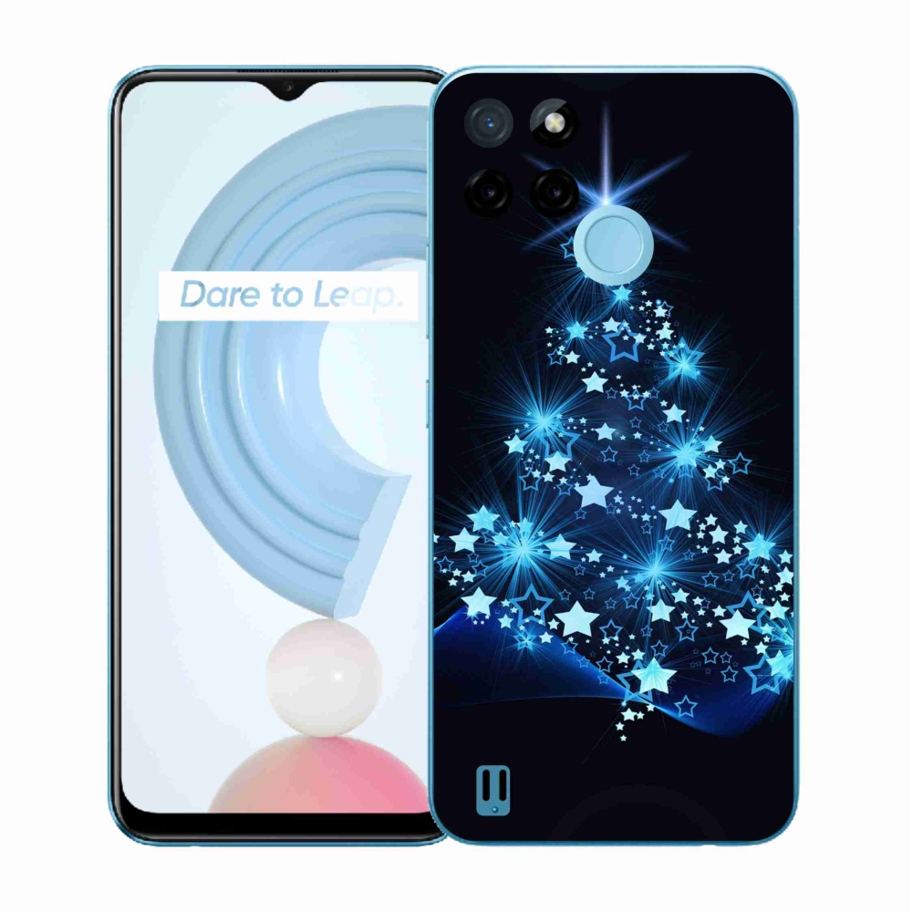 Zselés borítás mmCase a Realme C21Y/C25Y készülékhez - karácsonyfa