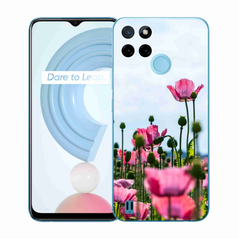 Zselés tok mmCase a Realme C21Y/C25Y készülékhez - mákos színű