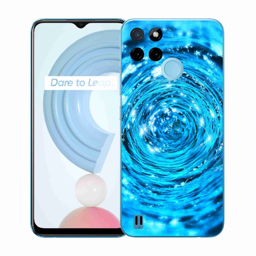 Zselés borító mmCase a Realme C21Y/C25Y készülékhez - vízörvény