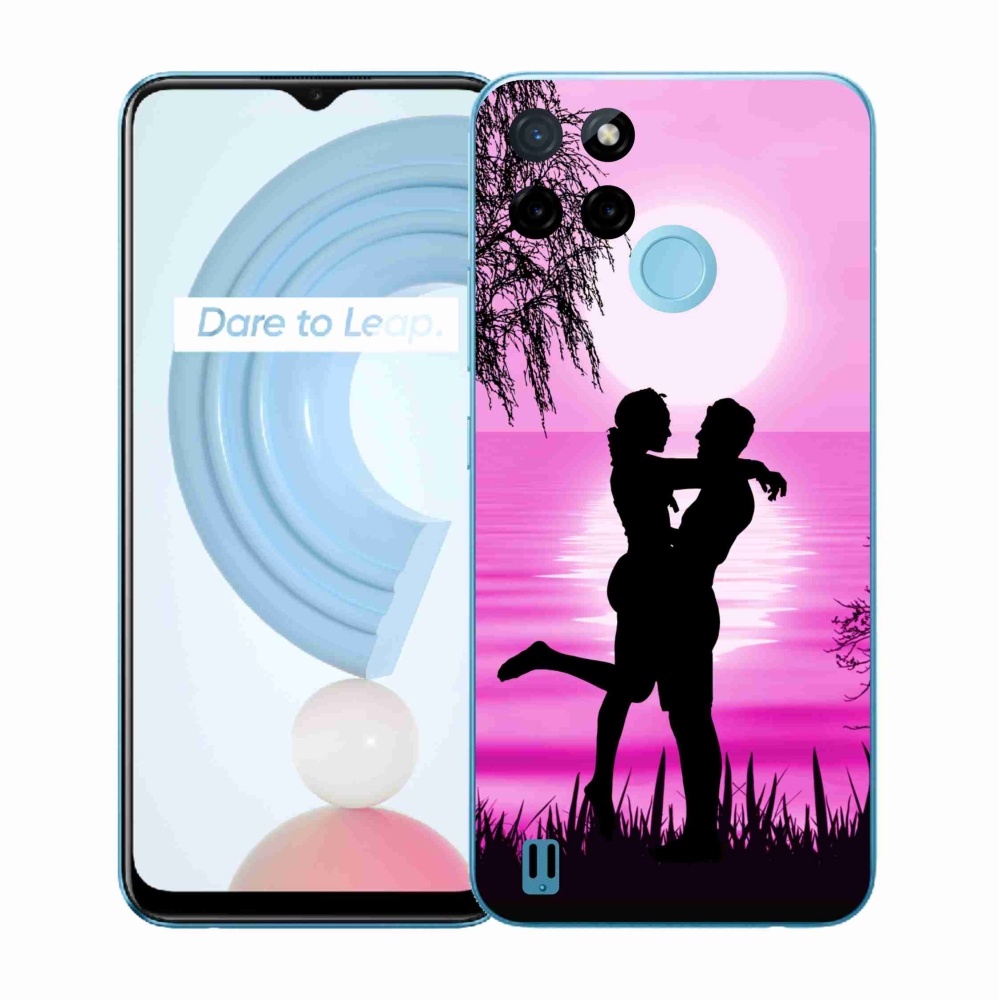 Zselés borítás mmCase a Realme C21Y/C25Y készülékhez - naplemente