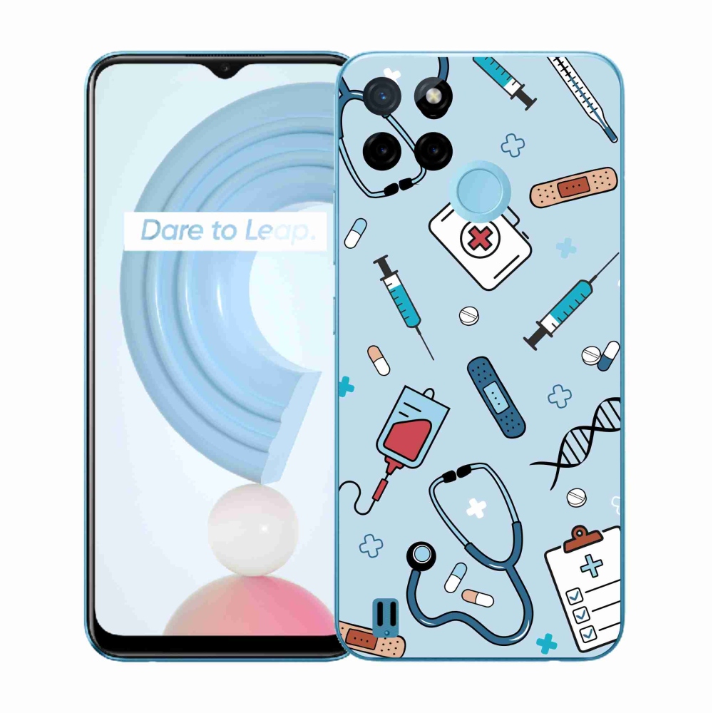 Zselés borító mmCase a Realme C21Y/C25Y készülékhez - egészség 1