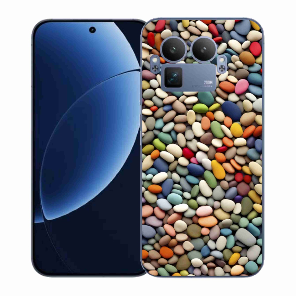 Gél borítás mmCase a Realme GT 8 Pro készülékhez - színes strasszkövek 2