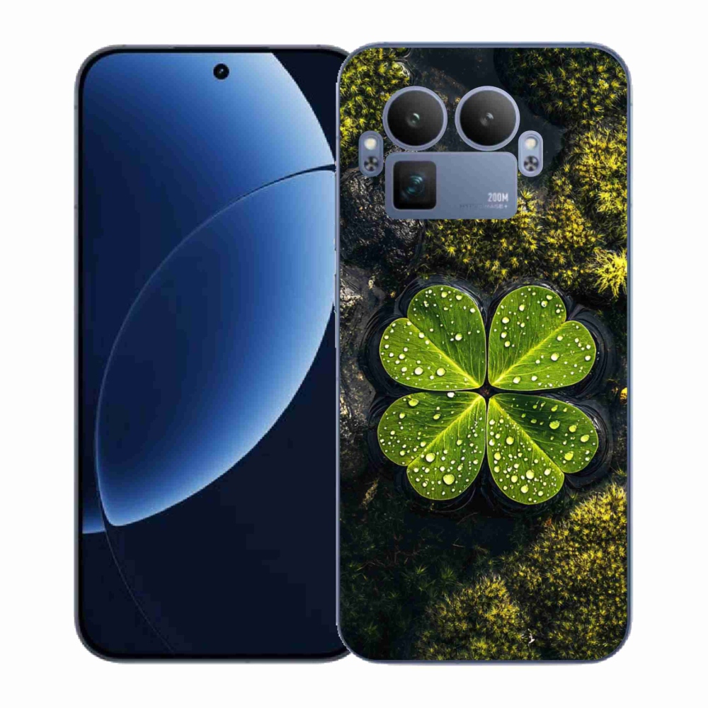 Gél borítás mmCase a Realme GT 8 Pro készülékhez - négylevelű lóhere