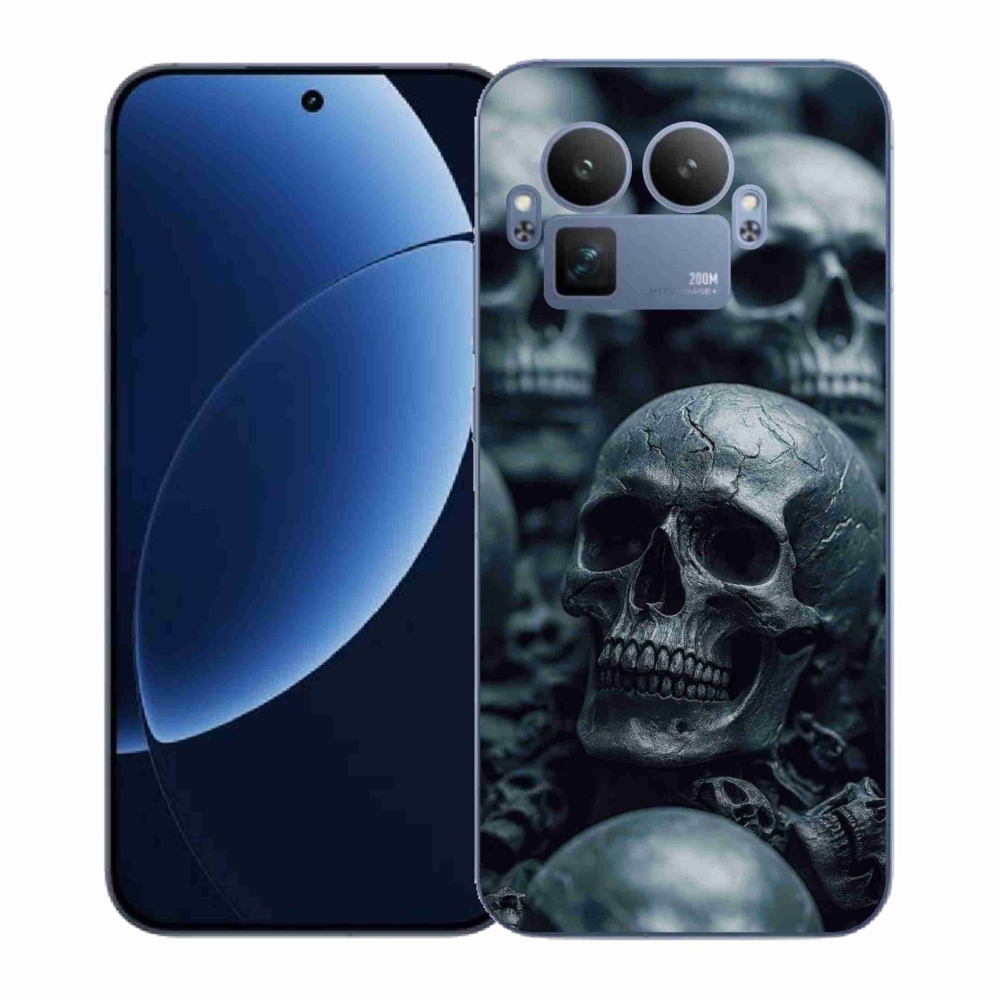 Gél borítás mmCase a Realme GT 8 Pro készülékhez - koponya 2