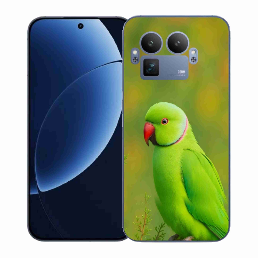 Gél borítás mmCase a Realme GT 8 Pro készülékhez - papagáj Alexander 2