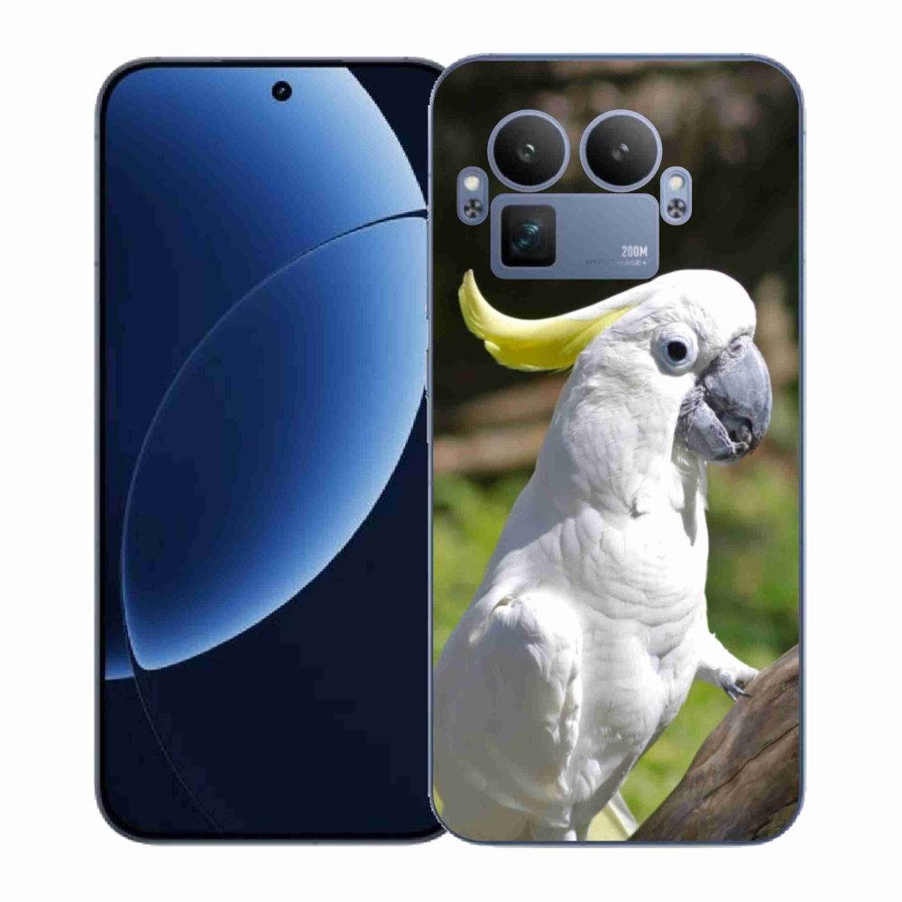 Gél borítás mmCase a Realme GT 8 Pro készülékhez - papagáj kakadu 2