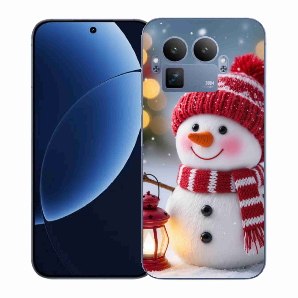 Gél borítás mmCase a Realme GT 8 Pro készülékhez - hóember 2