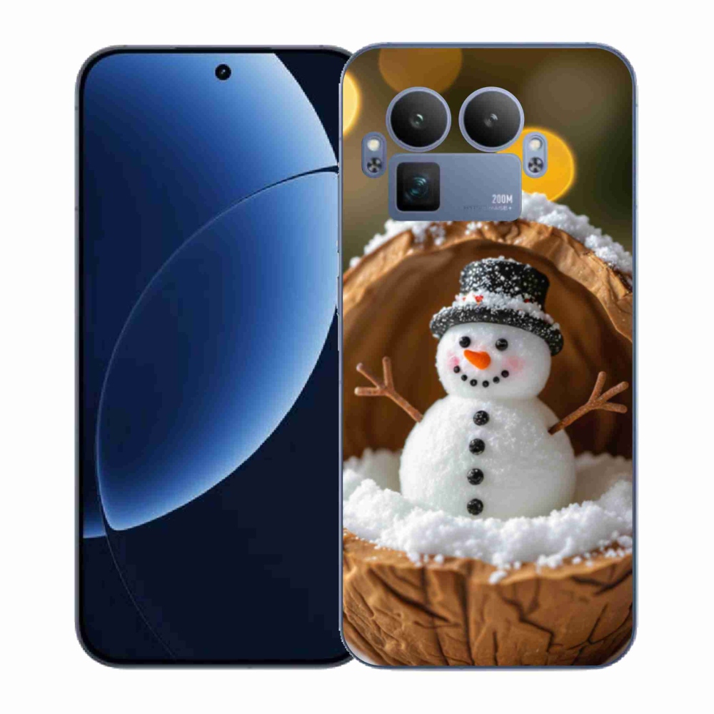 Gél borítás mmCase a Realme GT 8 Pro készülékhez - hóember 4