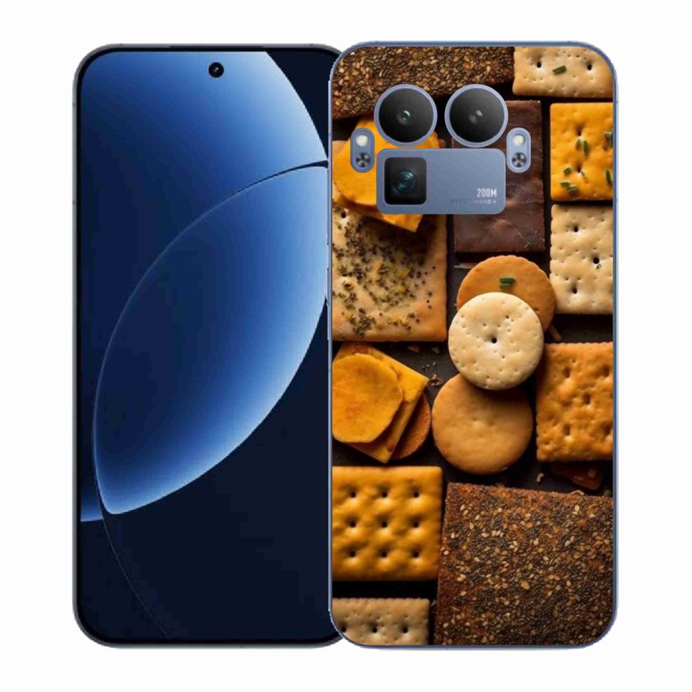 Zselés borítás mmCase a Realme GT 8 Pro készülékhez - kekszek