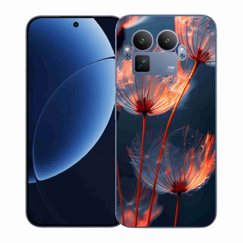 Gél borítás mmCase a Realme GT 8 Pro-n - világító pehely