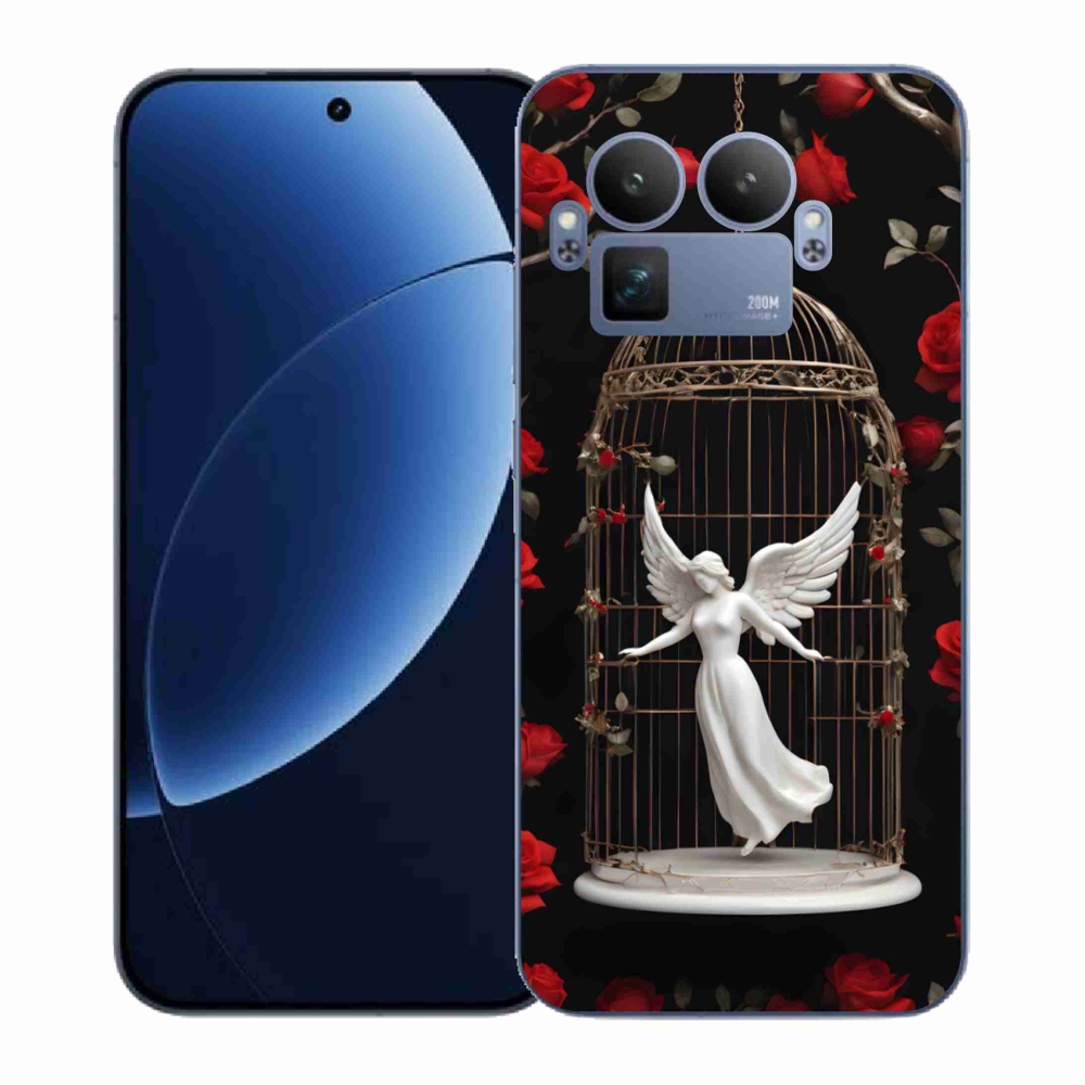 Gél borítás mmCase a Realme GT 8 Pro számára - csapdába esett angyal