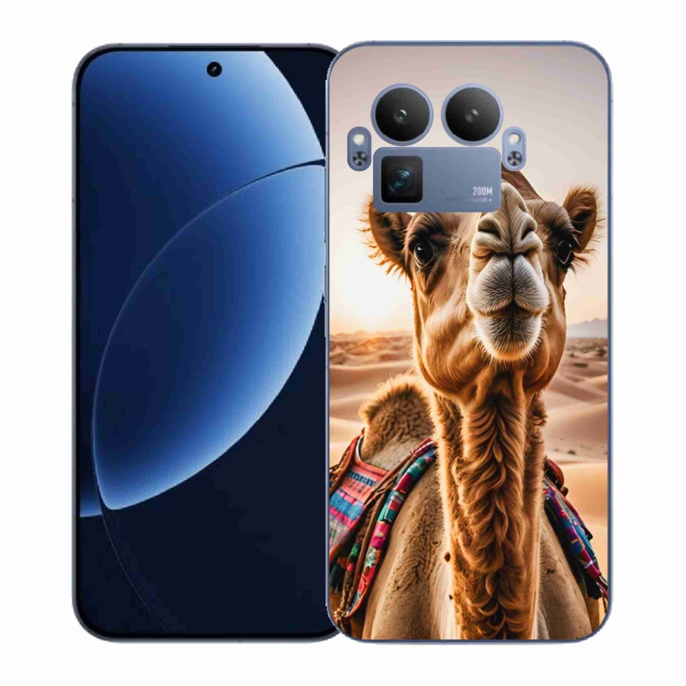 Gél borítás mmCase a Realme GT 8 Pro készülékhez - teve színű