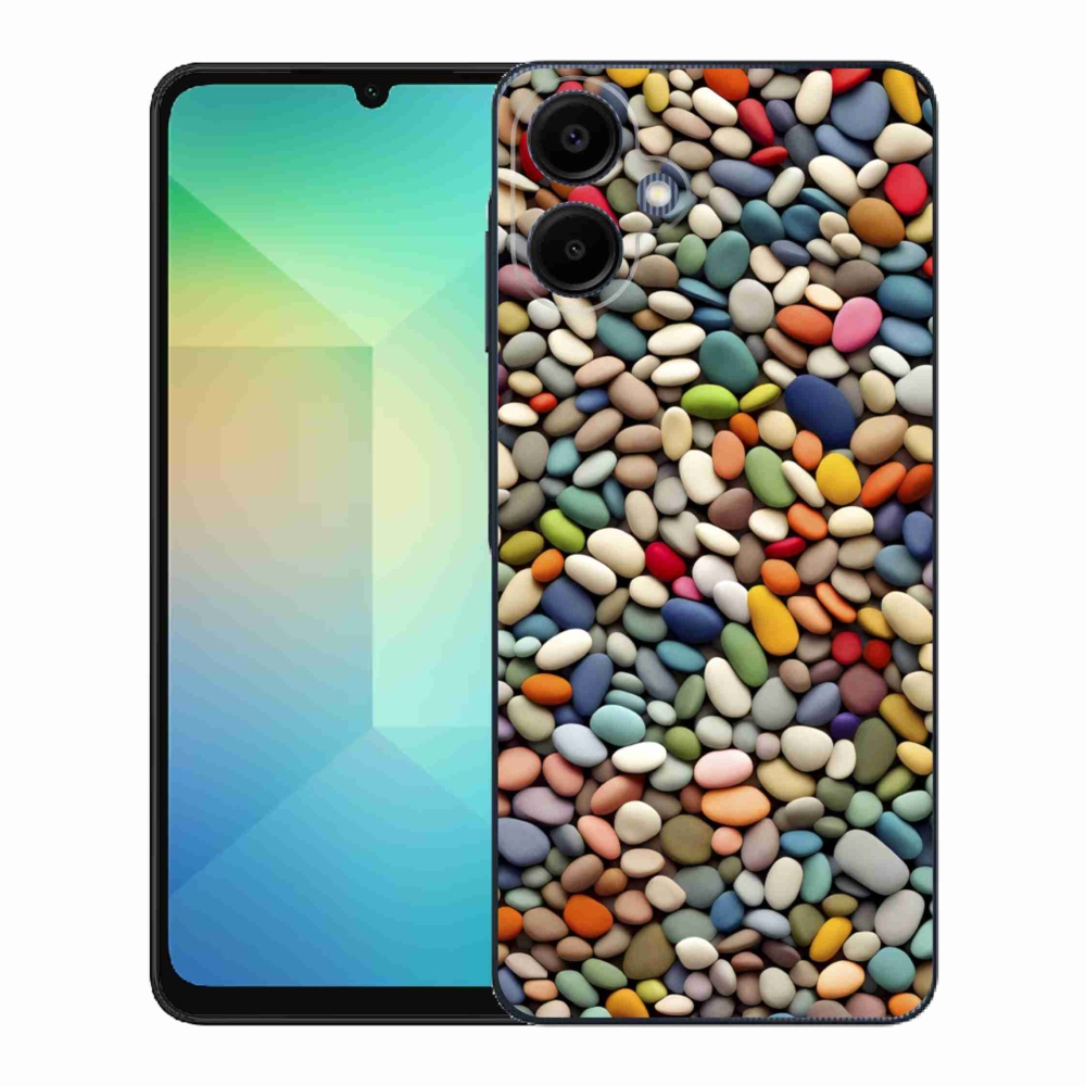 Gél borítás mmCase Samsung Galaxy A06-hoz - színes strasszkövek 2
