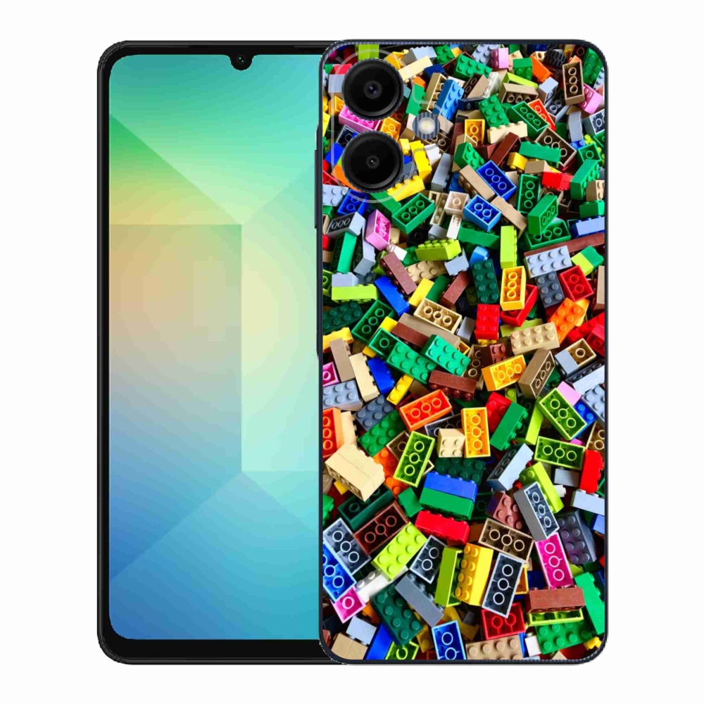 Gél borítás mmCase Samsung Galaxy A06 - színes építőelemek