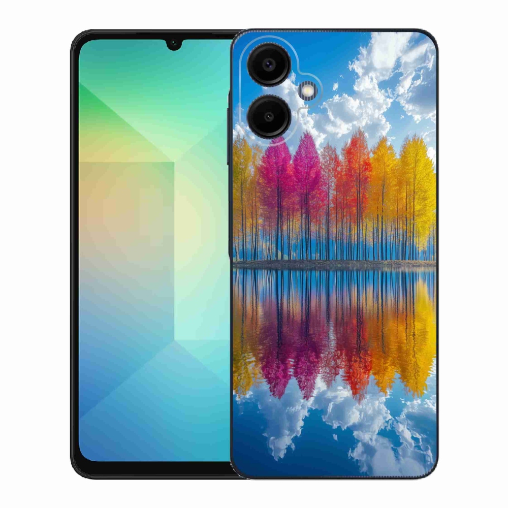 Gél borítás mmCase Samsung Galaxy A06 - színes fák