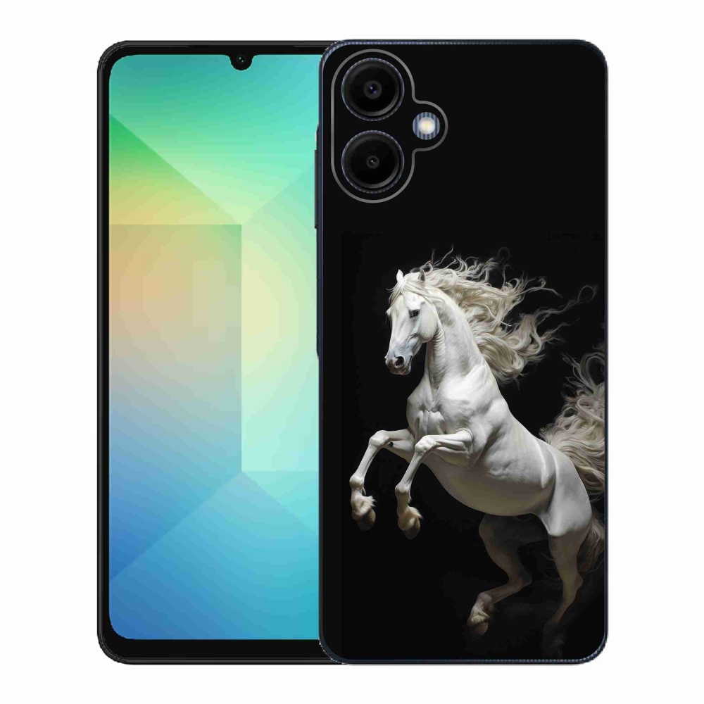 Gél borítás mmCase Samsung Galaxy A06 - fehér ló 4