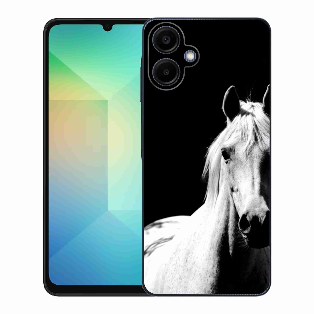 Gél borító mmCase Samsung Galaxy A06 - fehér ló 5