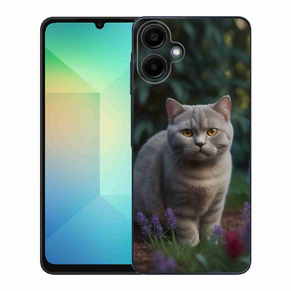 Zselés borítás mmCase Samsung Galaxy A06-hoz - brit macska