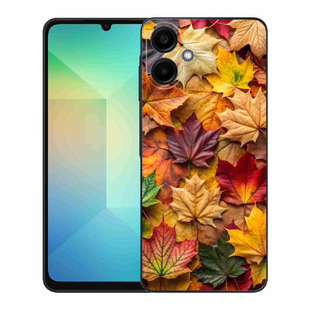 Gél borítás mmCase Samsung Galaxy A06 - juharlevelek 2