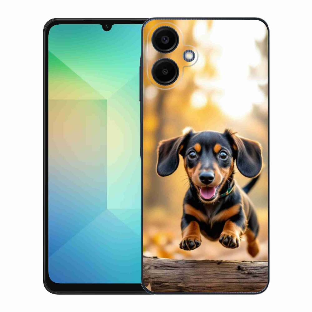 Zselés borítás mmCase Samsung Galaxy A06-hoz - tacskó 2