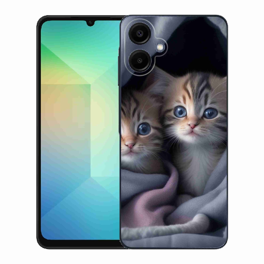 Zselés borítás mmCase Samsung Galaxy A06 - cat duo 2 - számára