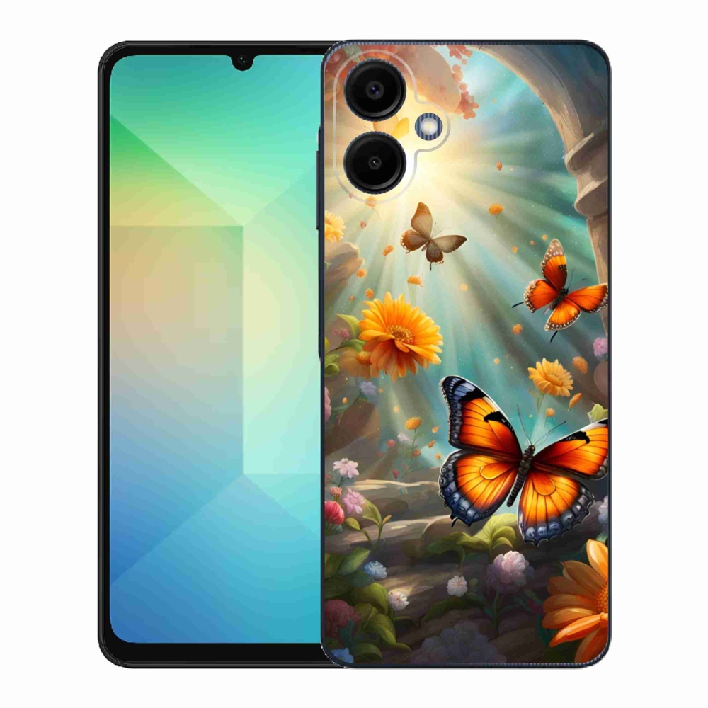 Gél borítás mmCase Samsung Galaxy A06 - pillangókert 2