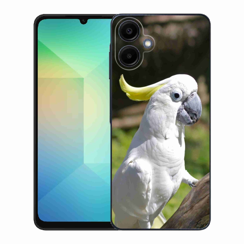 Gél borítás mmCase Samsung Galaxy A06 készülékhez - papagáj kakadu 2
