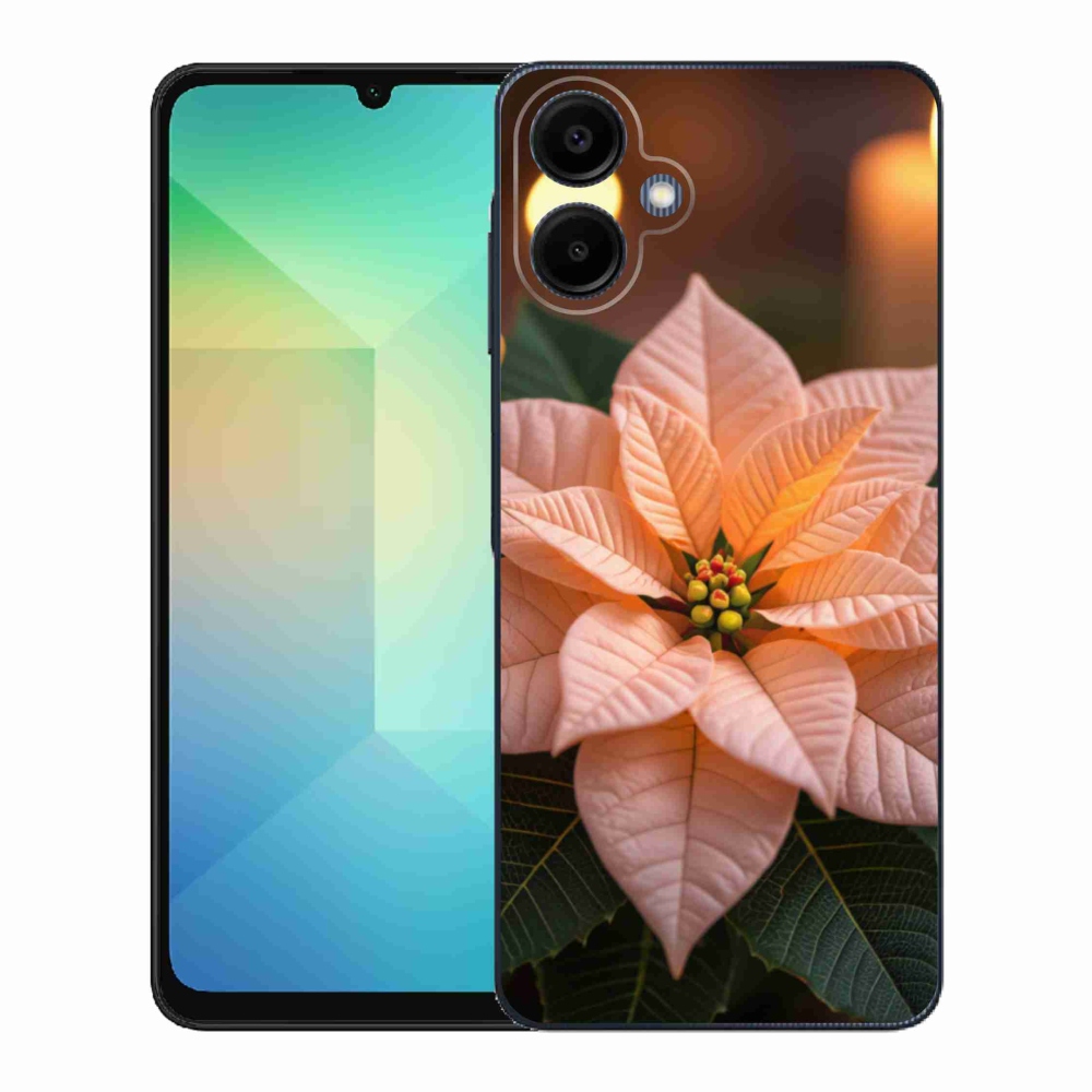 Gél borítás mmCase Samsung Galaxy A06-hoz - mikulásvirág