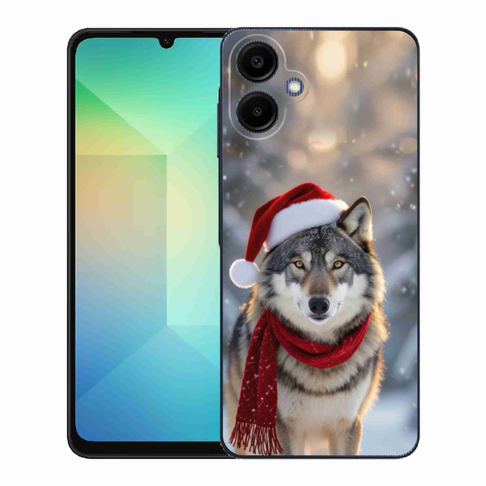 Gél borítás mmCase Samsung Galaxy A06 - Karácsonyi farkas