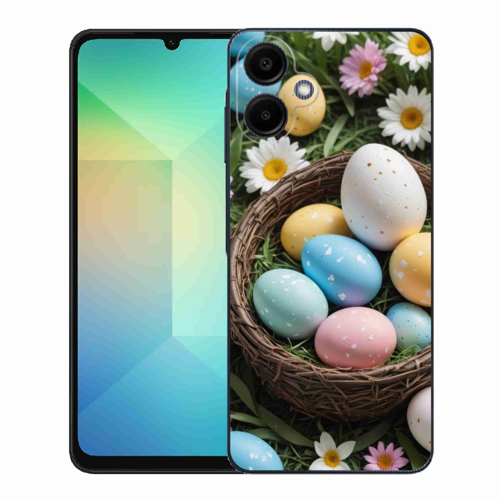 Gél borítás mmCase Samsung Galaxy A06 - Húsvéti tojások 2