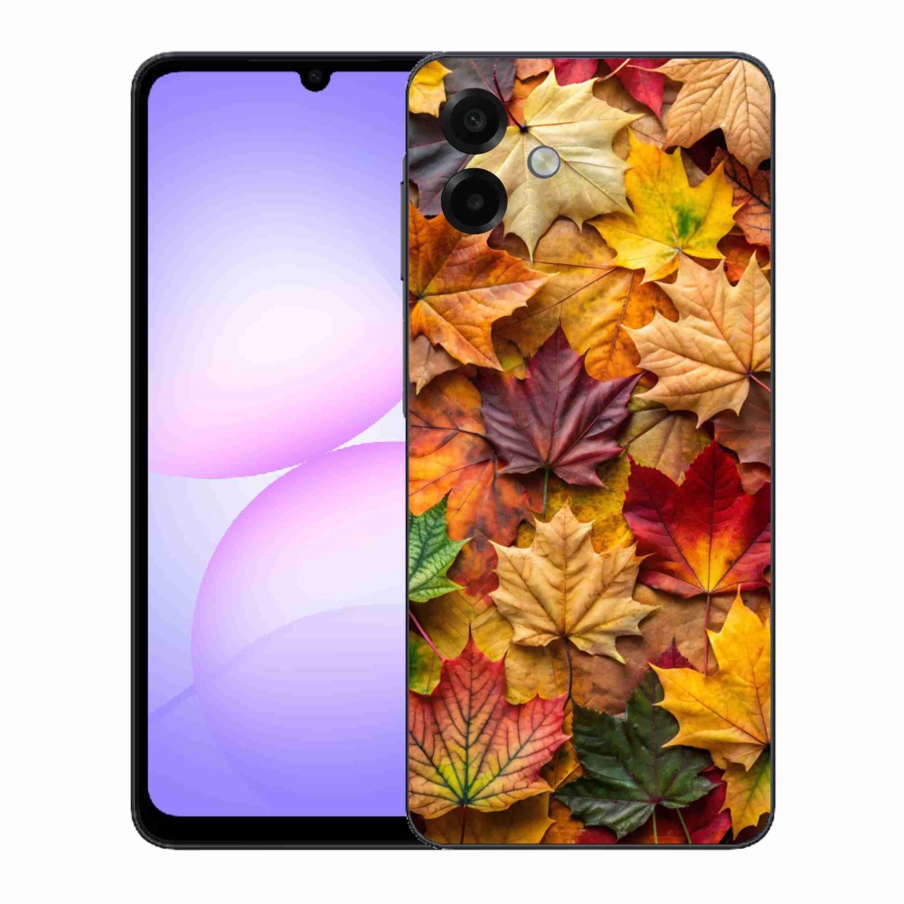 Gél borítás mmCase Samsung Galaxy A07 - juharlevelek 2