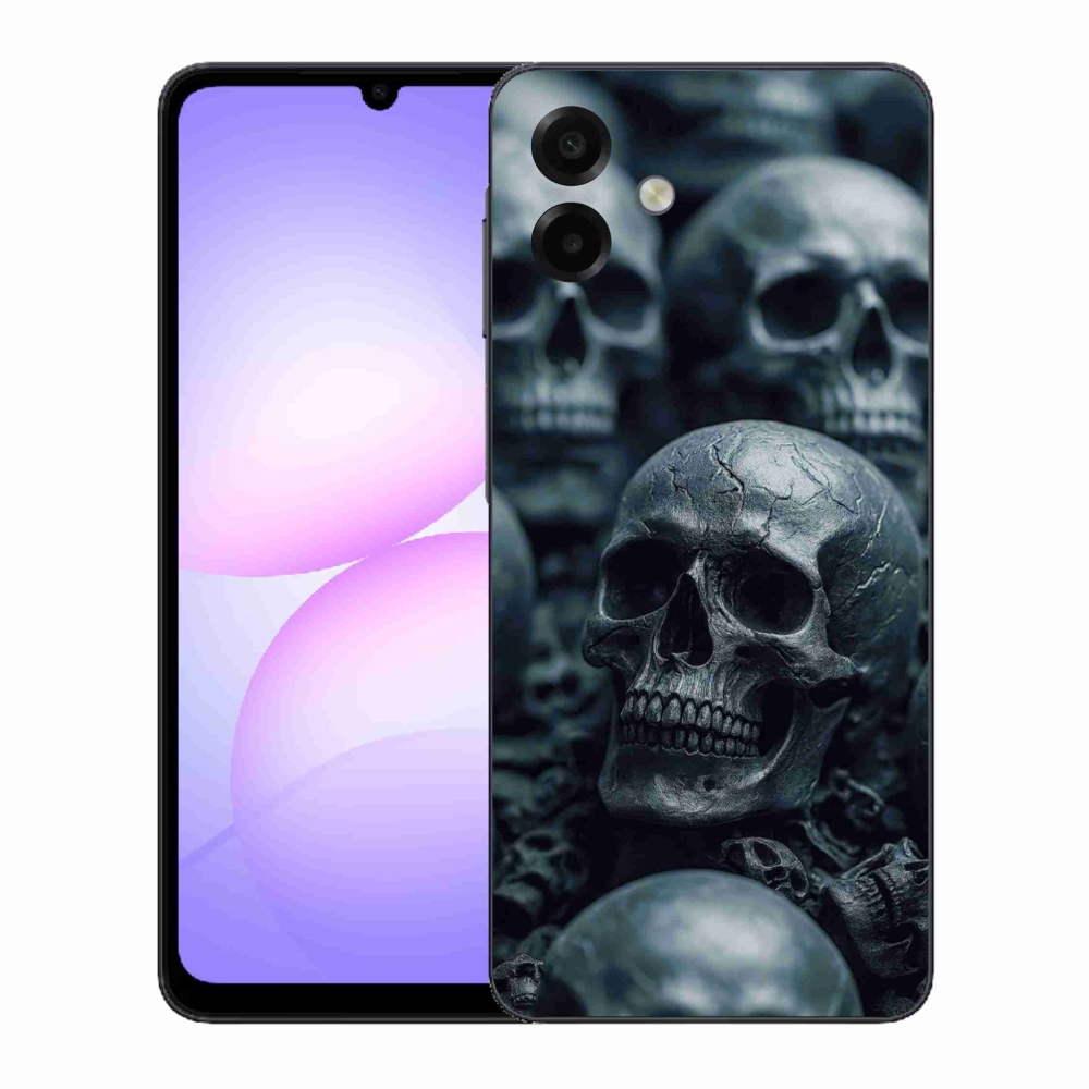 Zselés borítás mmCase Samsung Galaxy A07 - koponya 2