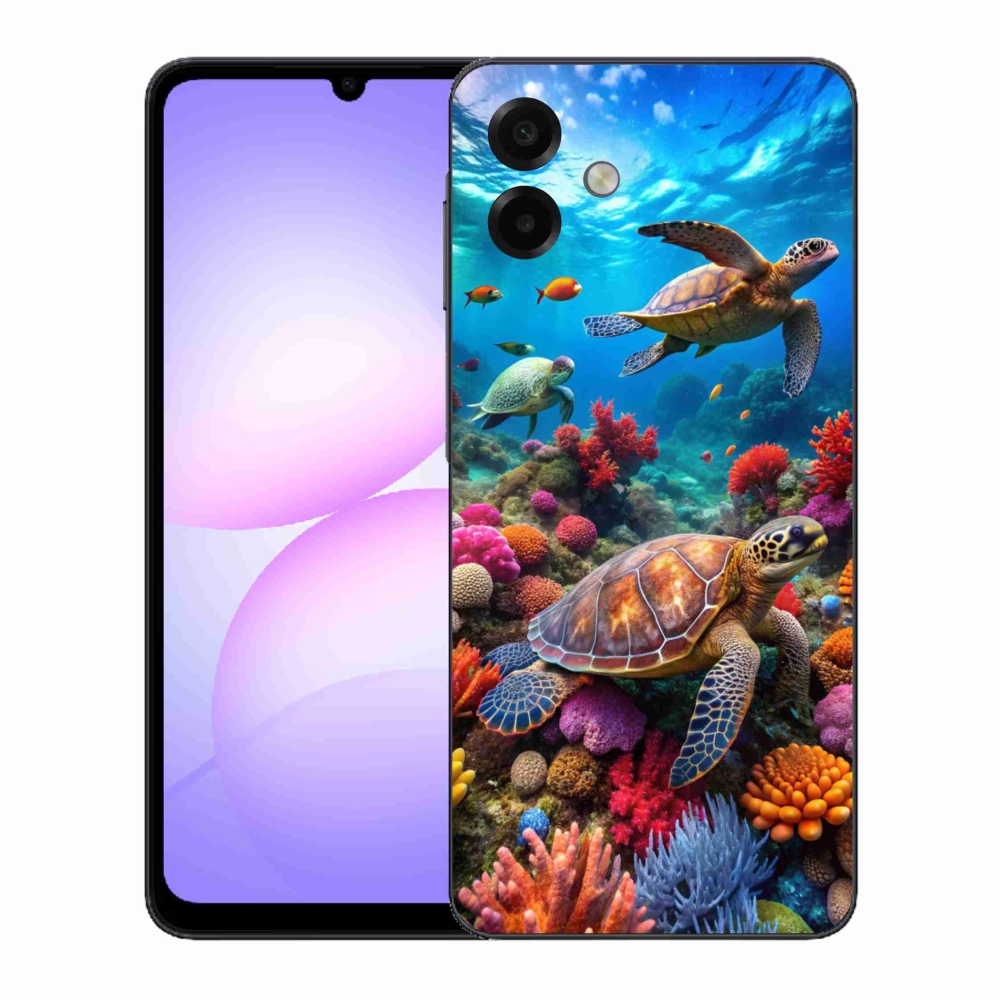 Gél borítás mmCase Samsung Galaxy A07 készülékhez - Sea World 2