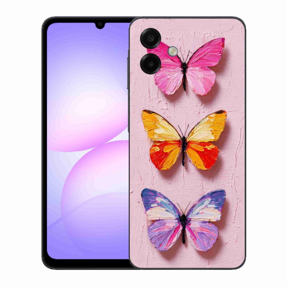 Gél borítás mmCase Samsung Galaxy A07 - pillangó szentháromsághoz