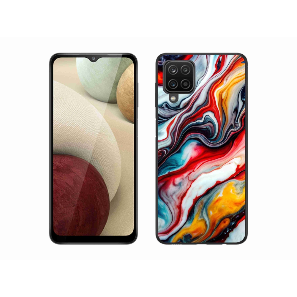 Gél borítás mmCase Samsung Galaxy A12 készülékhez - absztrakt motívum 35