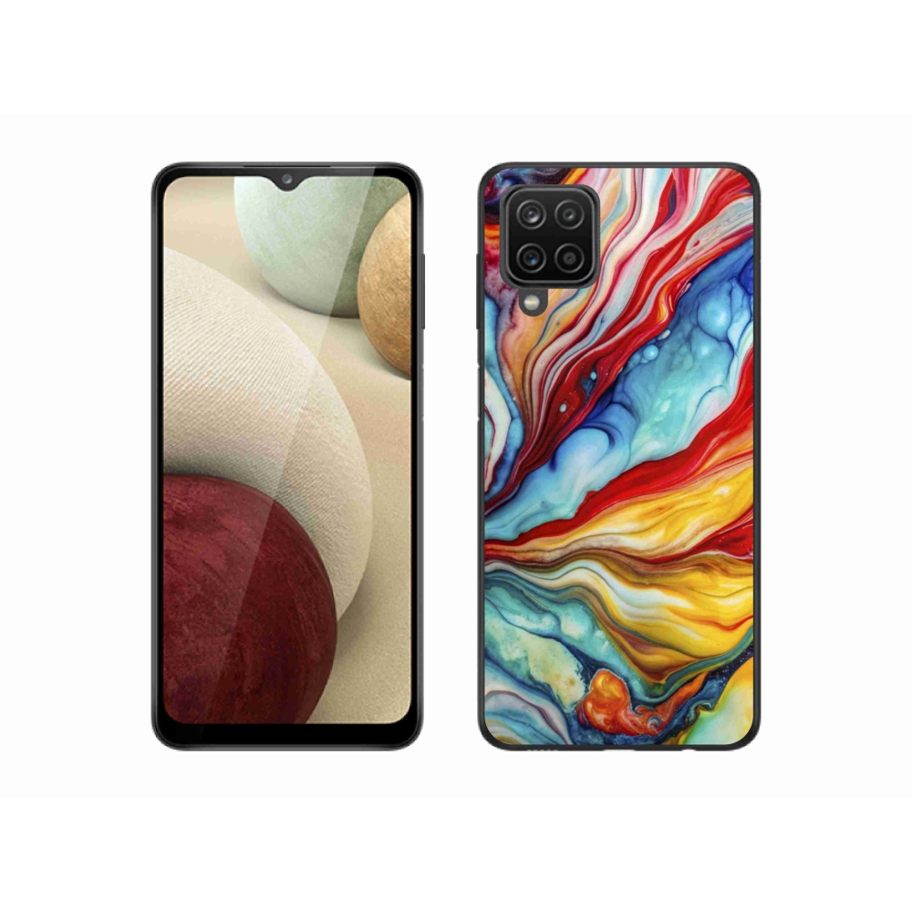 Gél borítás mmCase Samsung Galaxy A12 készülékhez - absztrakt motívum 58